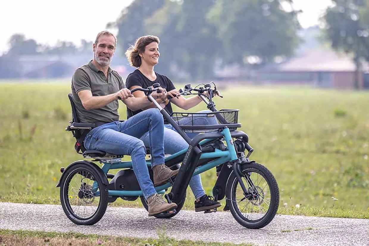 Fun2Go Duofiets proefrit maken
